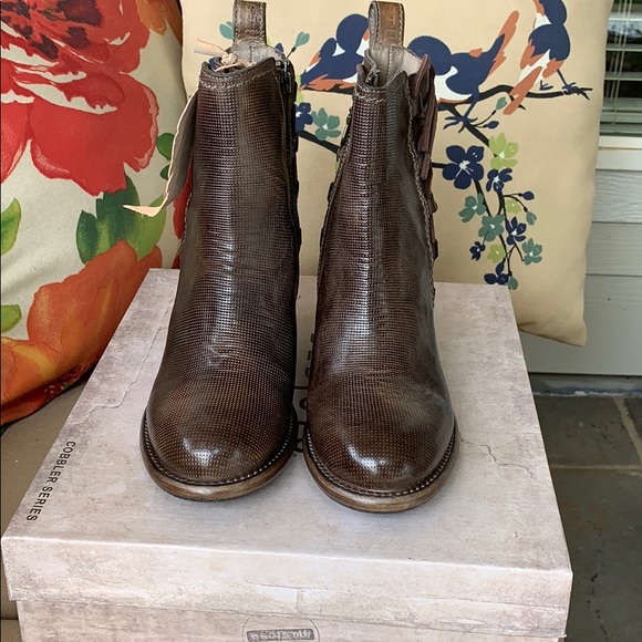 Bed Stu Blaire Taupe Dip Dye Boots - Picture 6 of 8